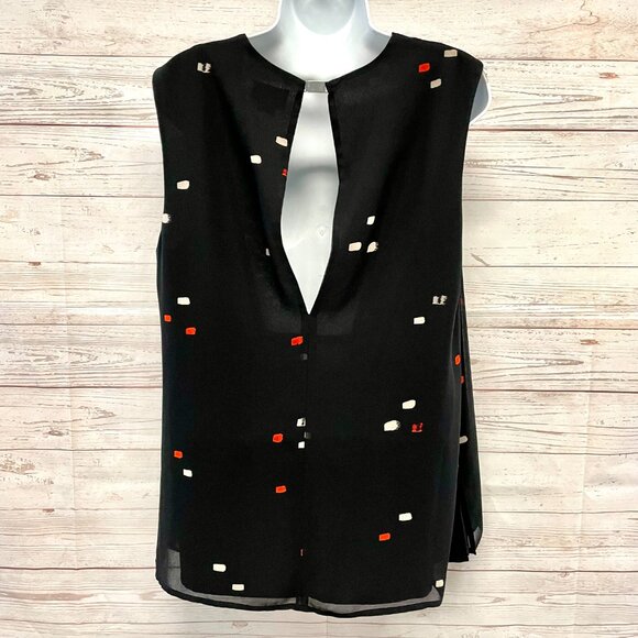 Grey by Jason Wu Abstract Print Sleeveless Blouse - Picture 2 of 10